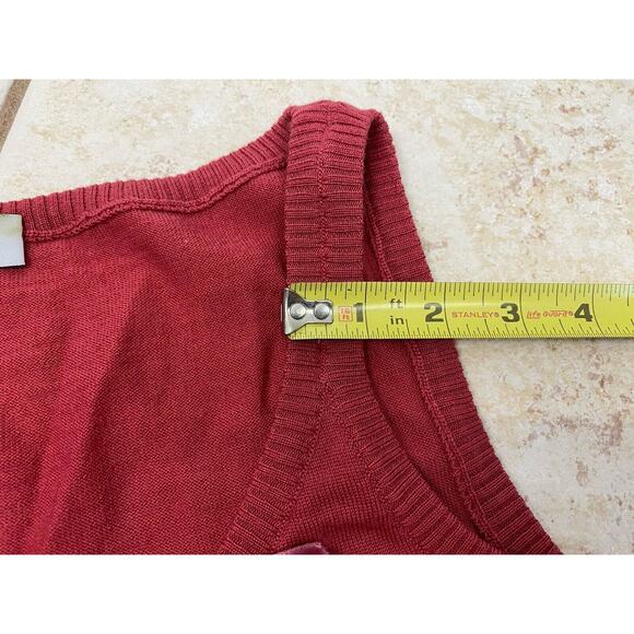 Moschino Cheap & Chic Wool Velvet Bow Motif Camisole Blouse Pink Size 8 READ - Picture 12 of 12